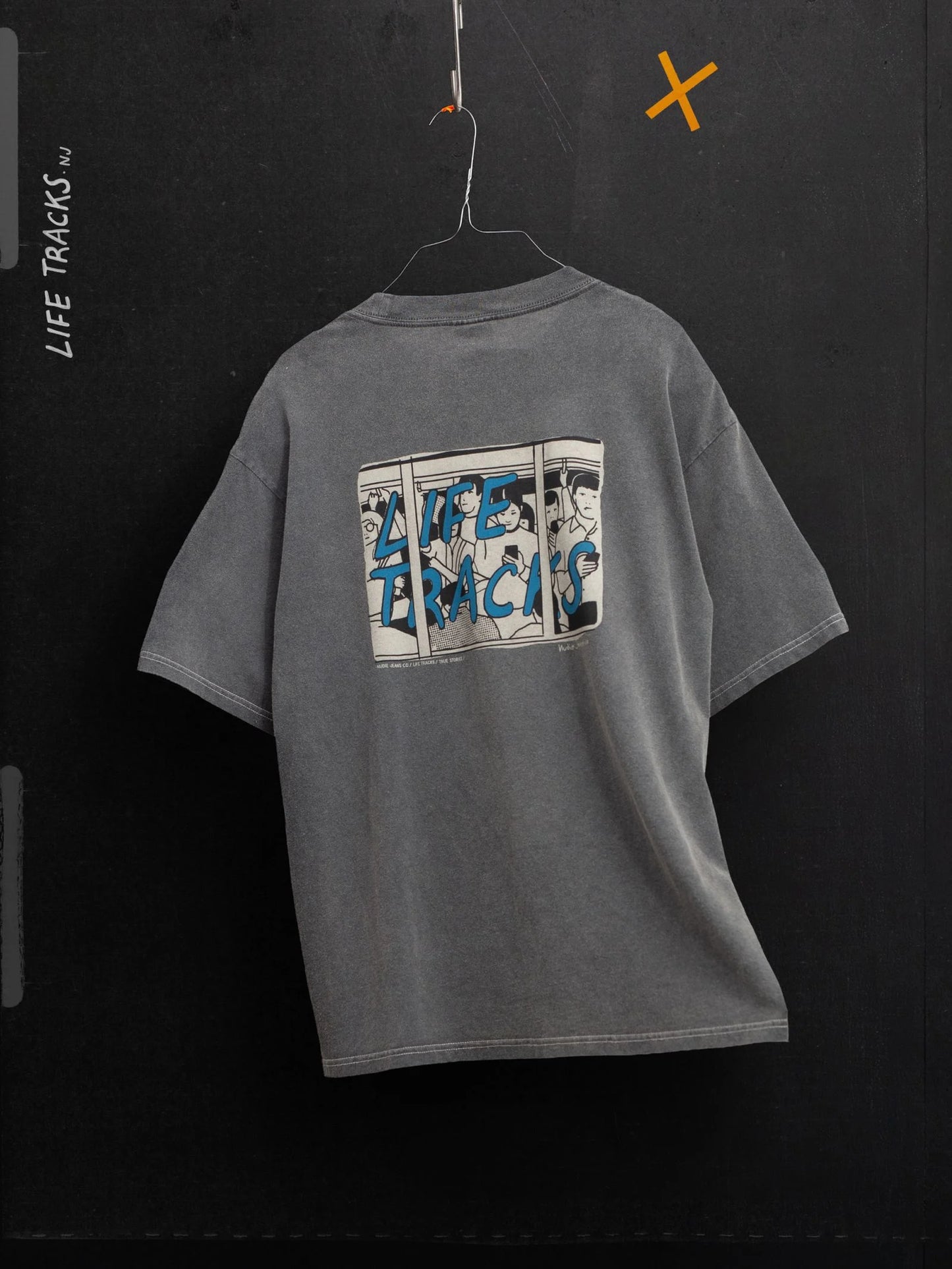 Koffe T-shirt Lifetracks III, Antracite