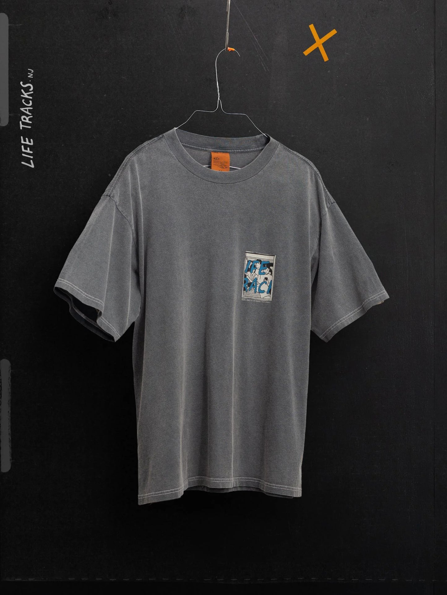 Koffe T-shirt Lifetracks III, Antracite