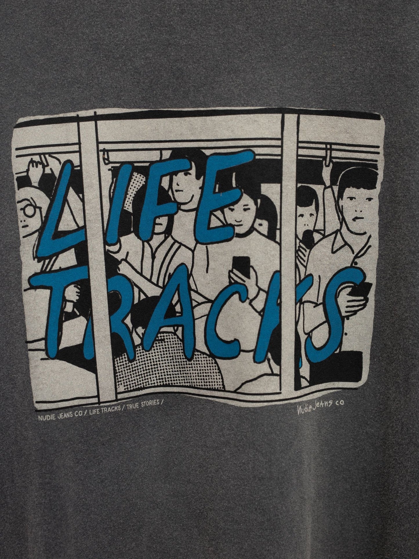 Koffe T-shirt Lifetracks III, Antracite