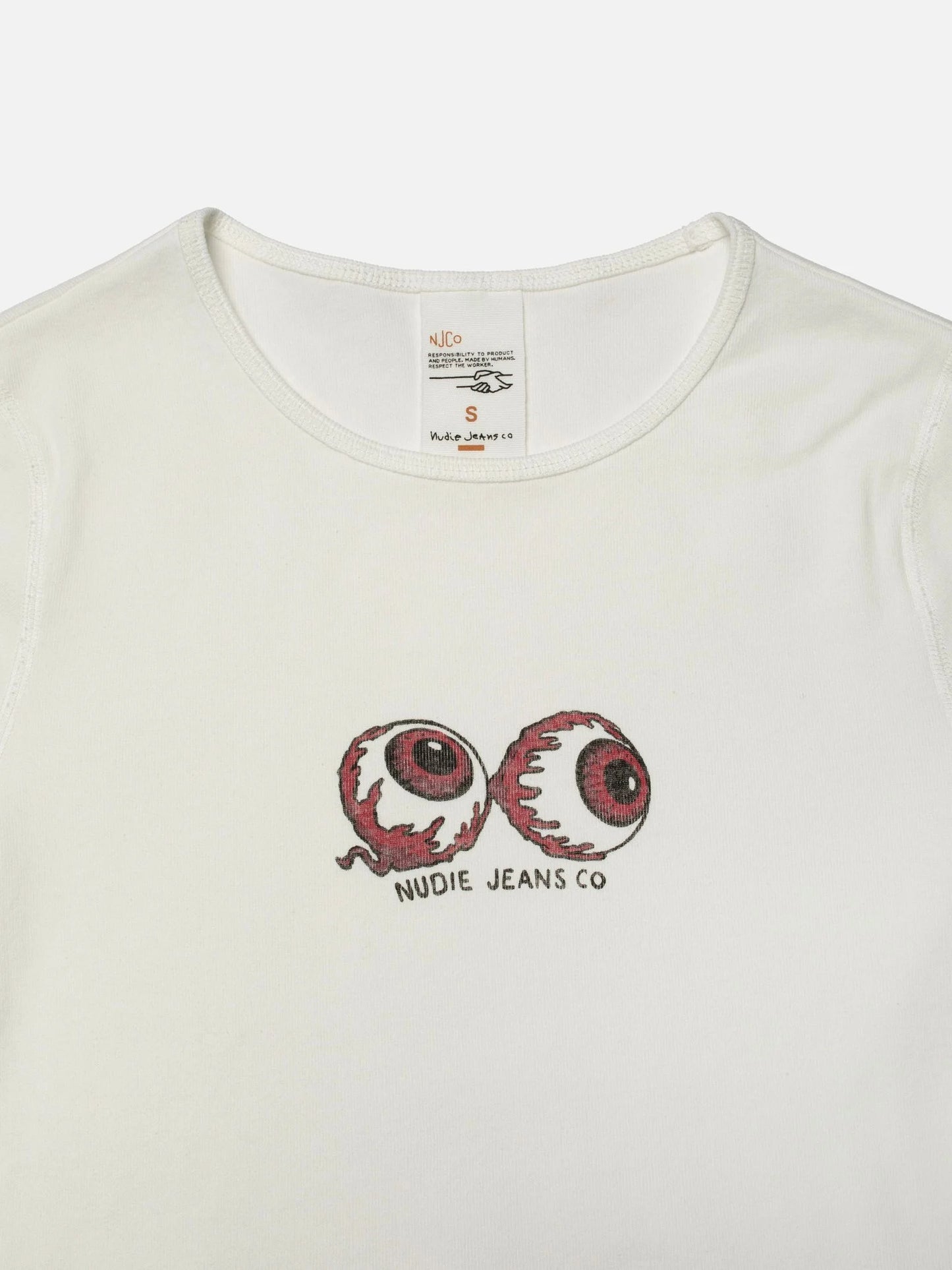 Eve T-shirt Eyeballs, Offwhite