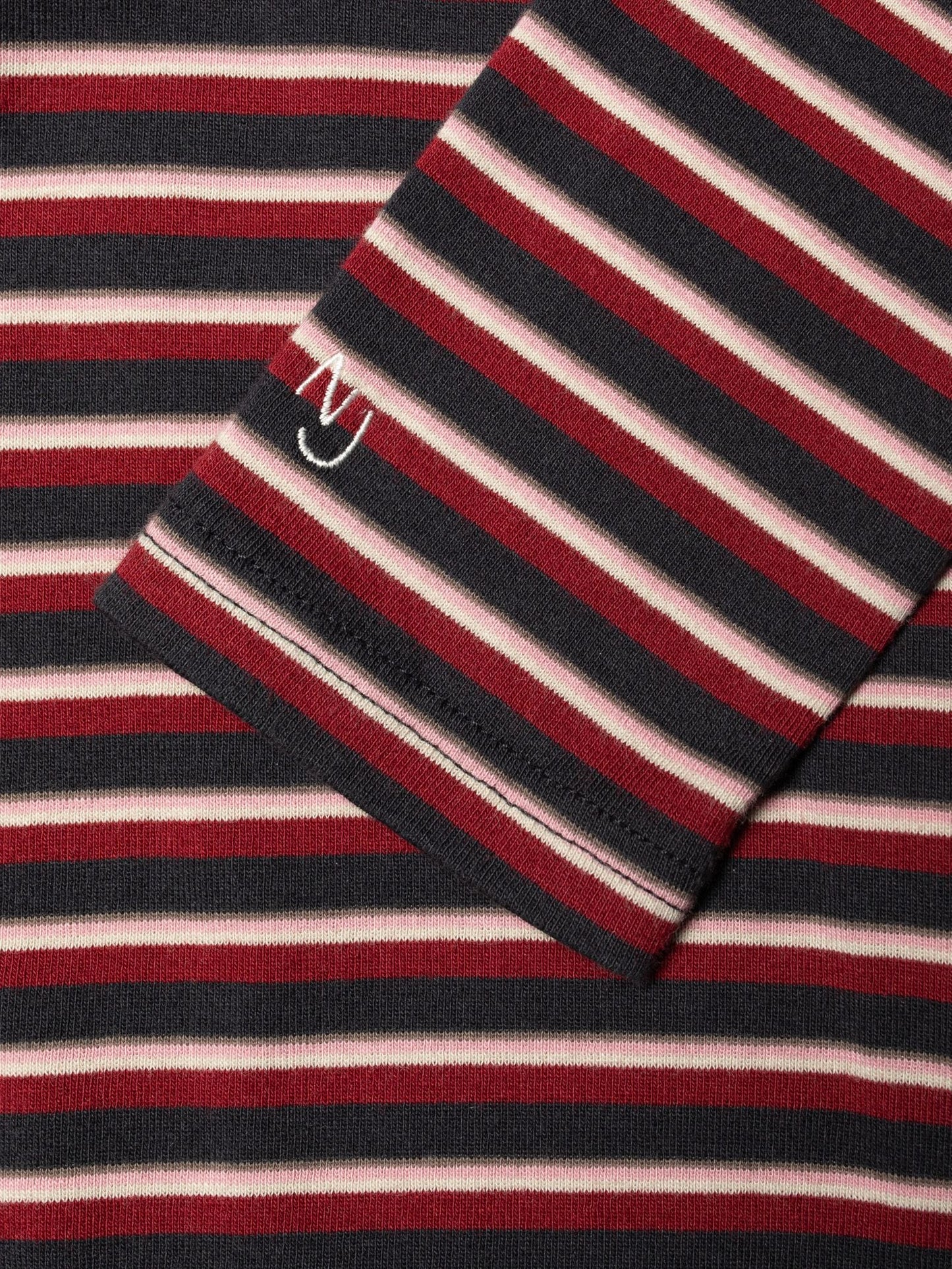 Jessy LS T-shirt Striped Rib, Multi