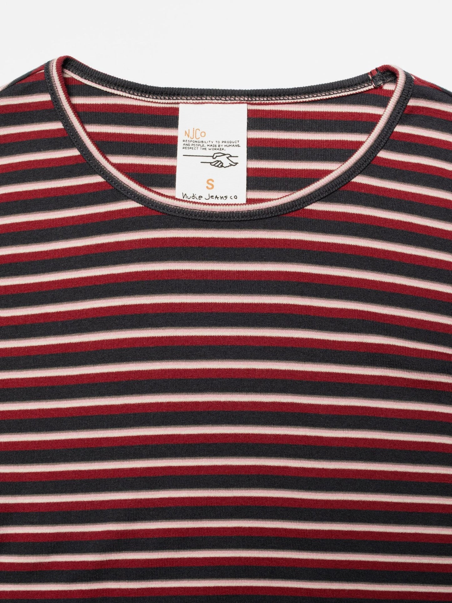 Jessy LS T-shirt Striped Rib, Multi