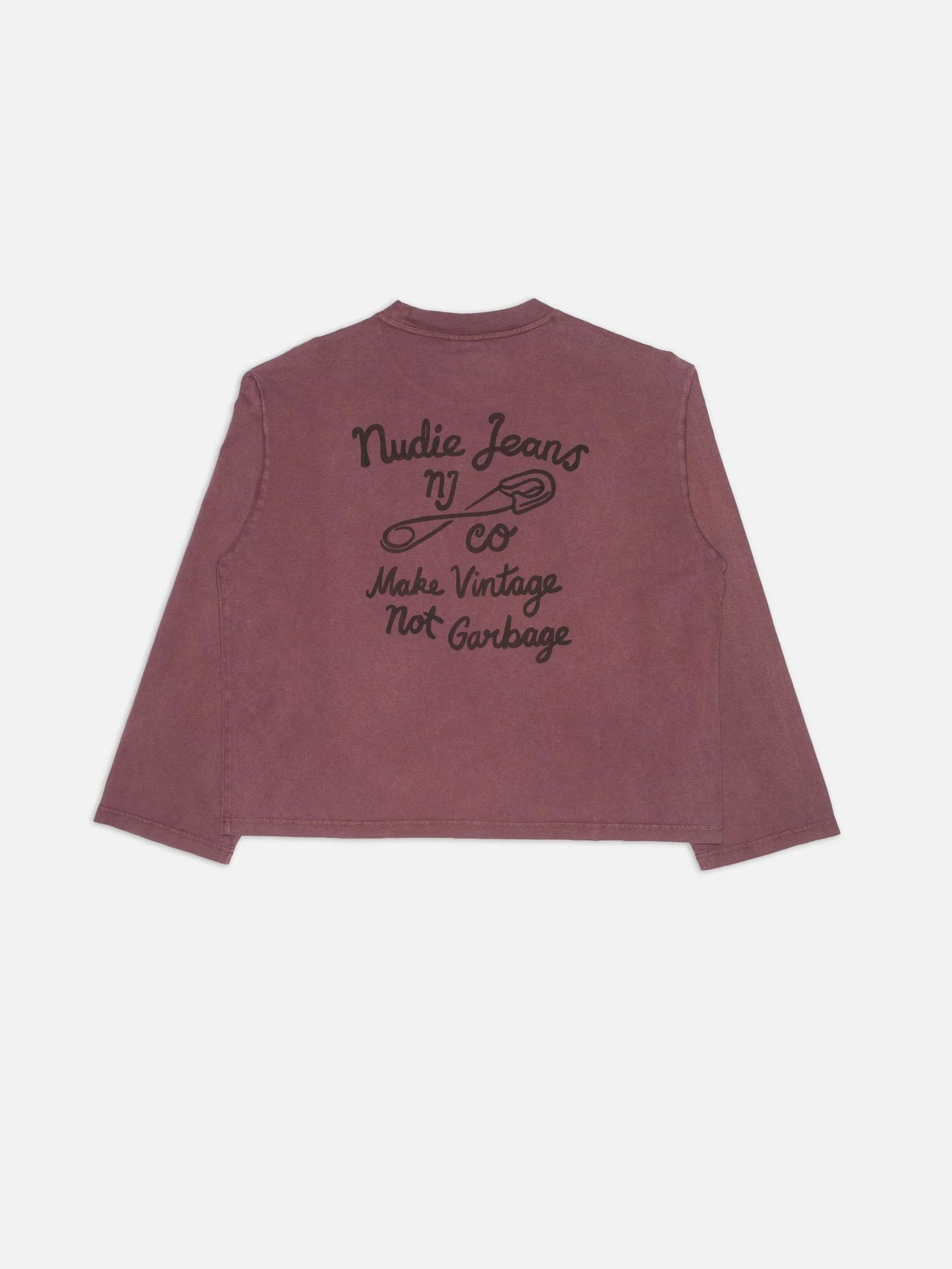 Karita T-shirt NJCO Pin, Burgundy