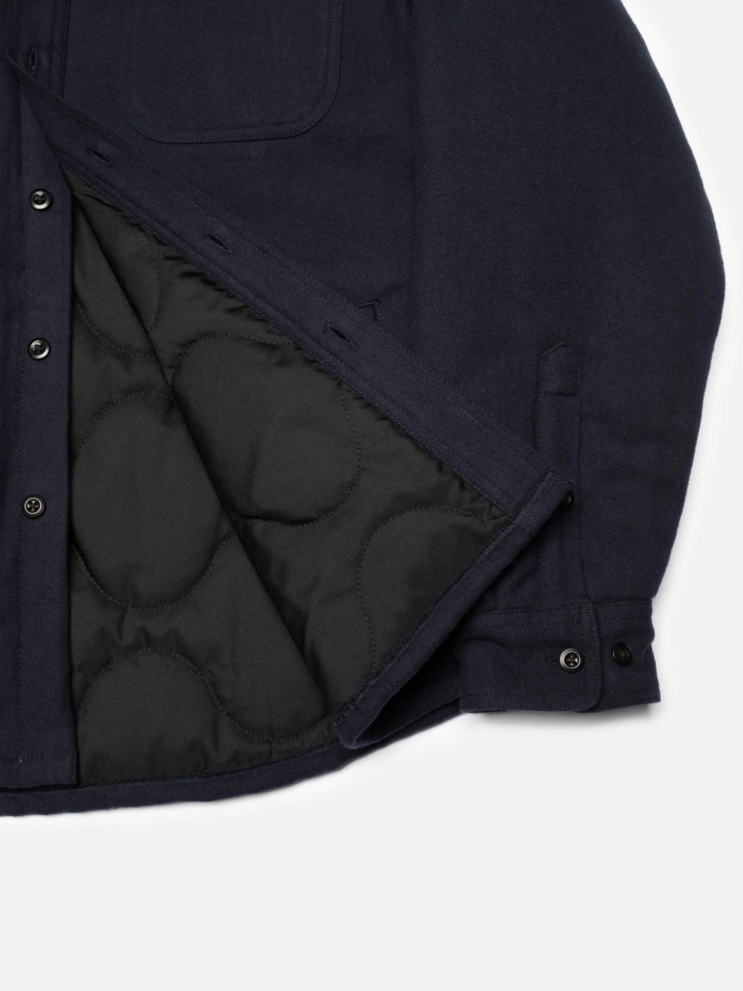 Glenn Padded Shirt Flannel, Blueberry