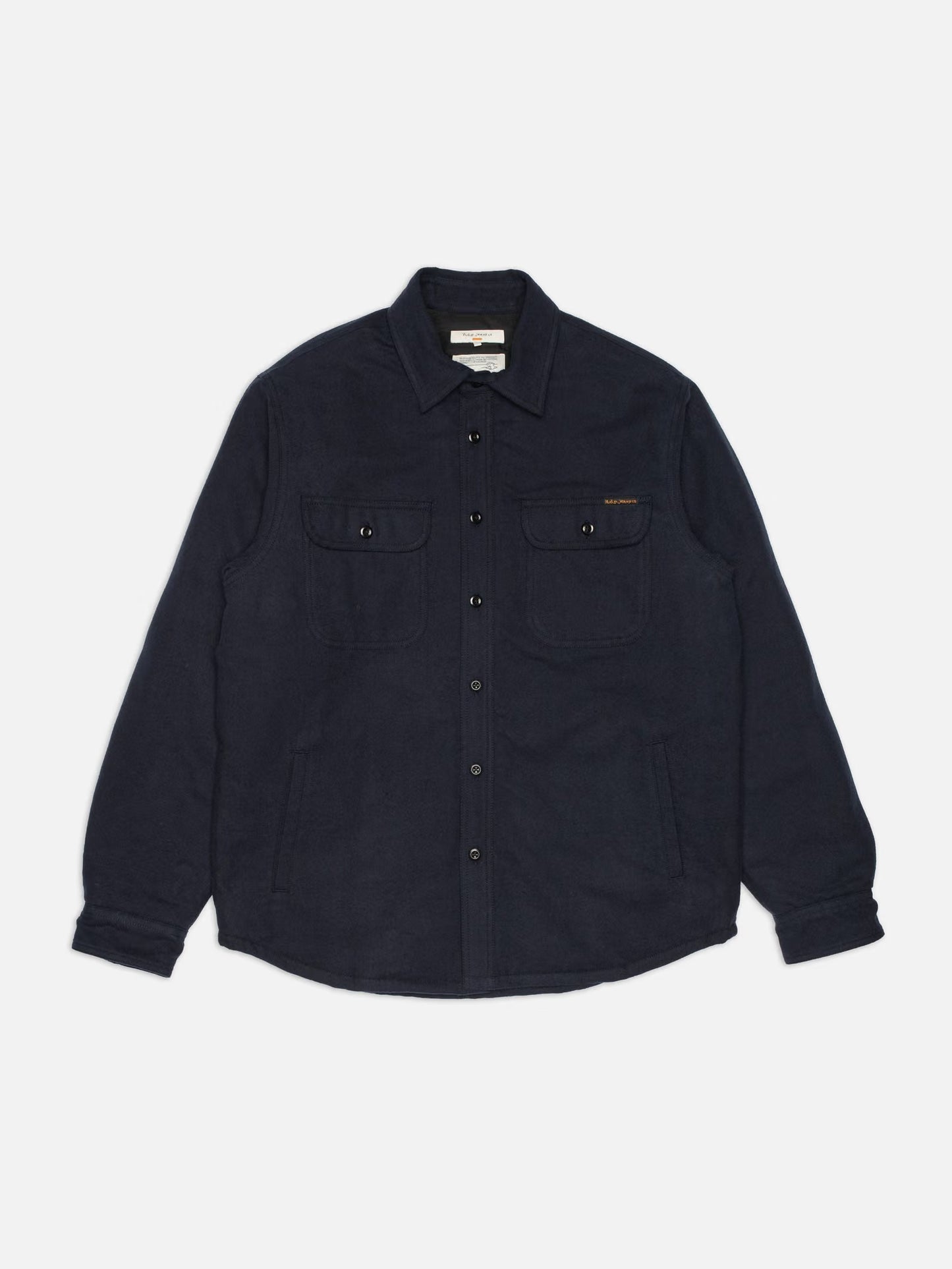 Glenn Padded Shirt Flannel Blueberry, Nudie, Såininorden
