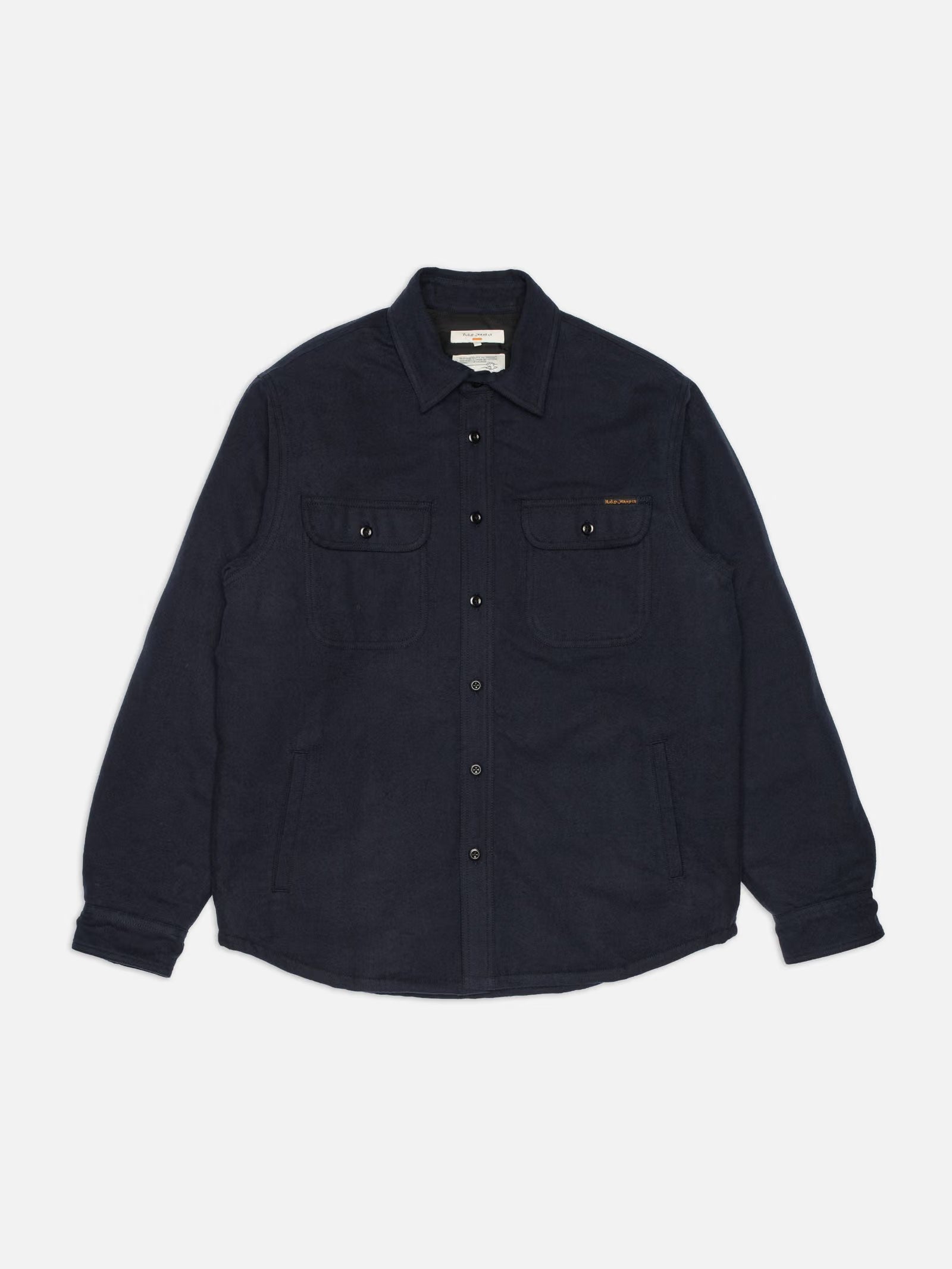 Glenn Padded Shirt Flannel Blueberry, Nudie, Såininorden