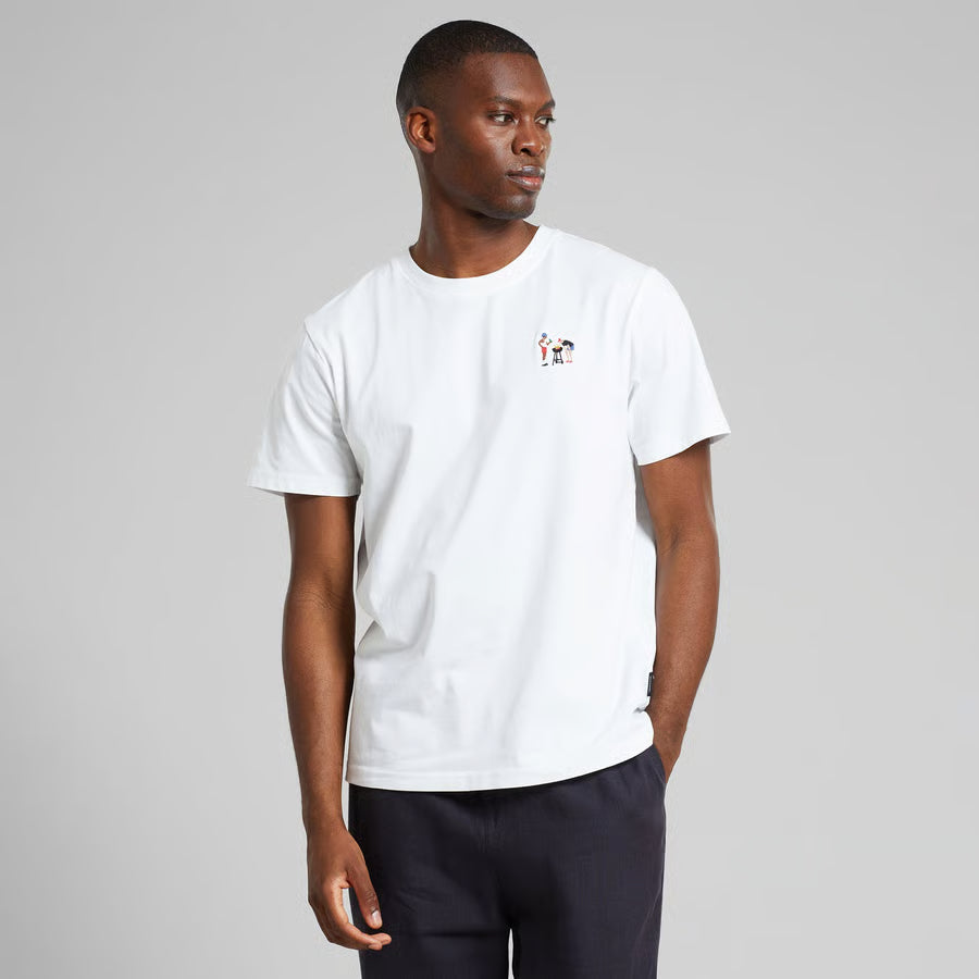 T-shirt Stockholm BBQ Emb, White