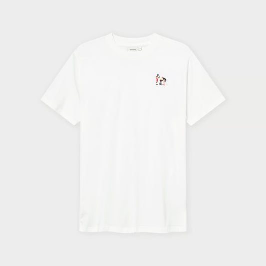 T-shirt Stockholm BBQ Emb White, Dedicated, Såininorden