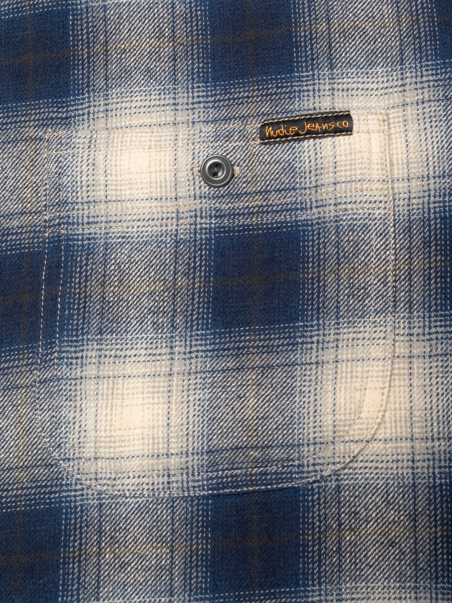 Julian Worker Shirt, Checked Blue