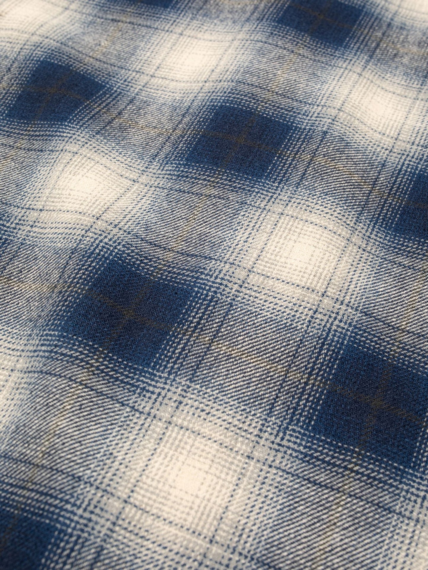 Julian Worker Shirt, Checked Blue