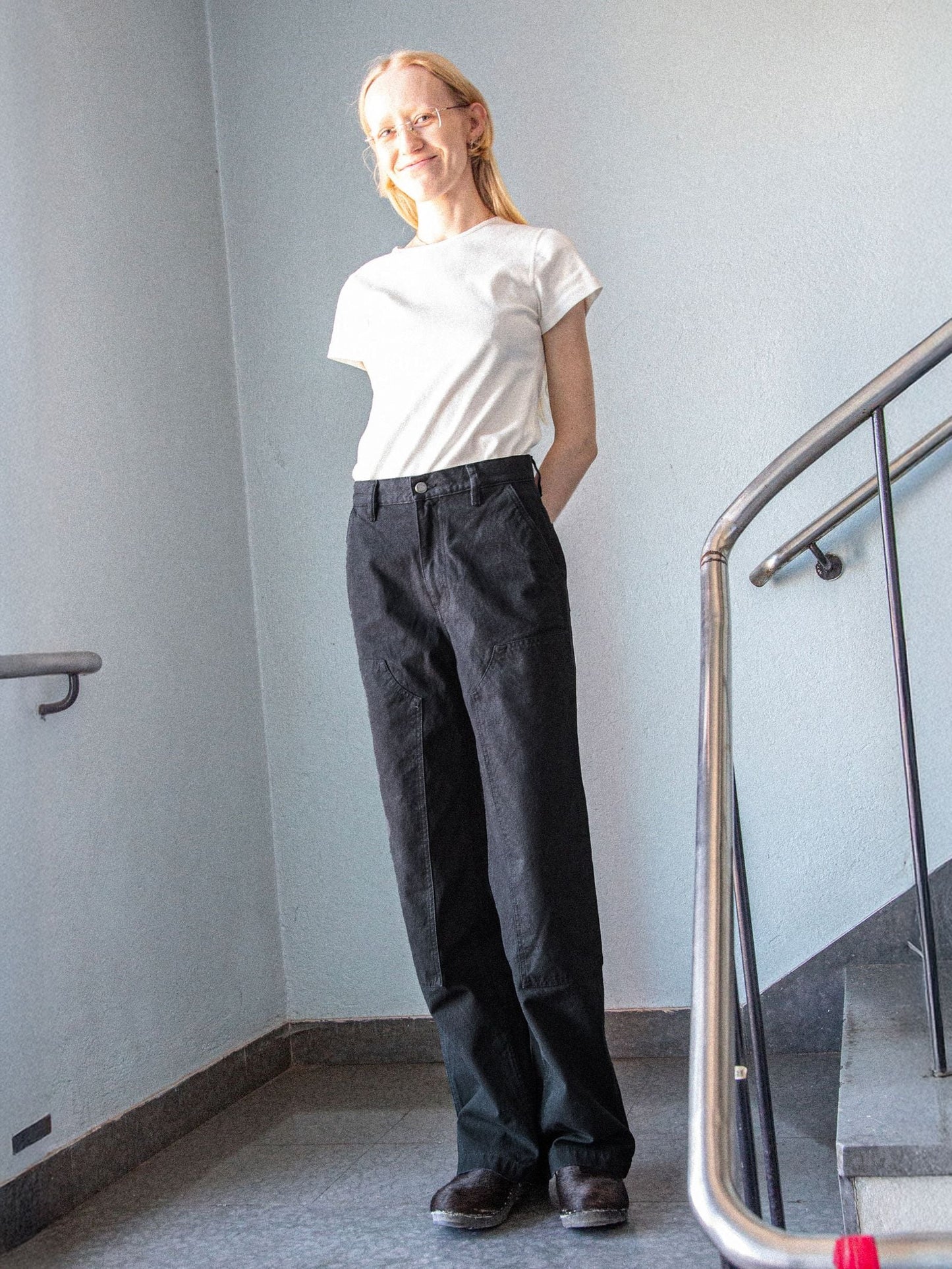 Wendy Pants Duck Canvas, Black