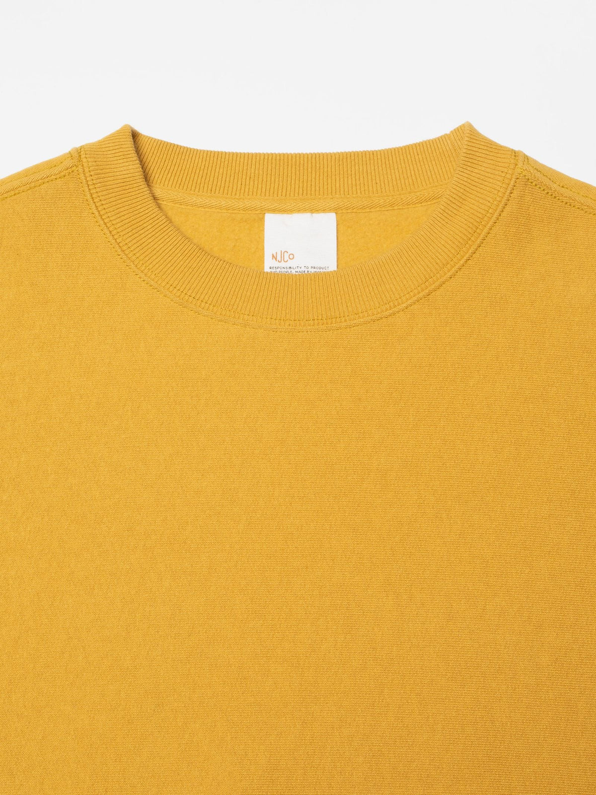 Hasse Crew Neck Sweatshirt, Old Yellow