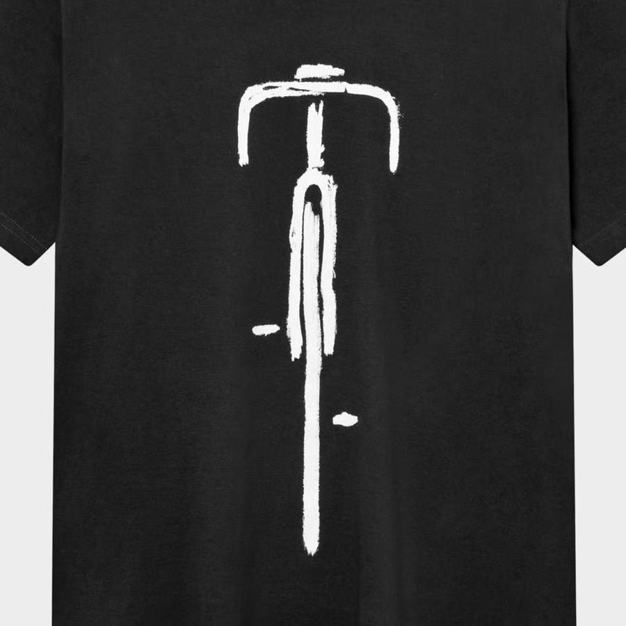 T-shirt Stockholm Bike Front, Charcoal