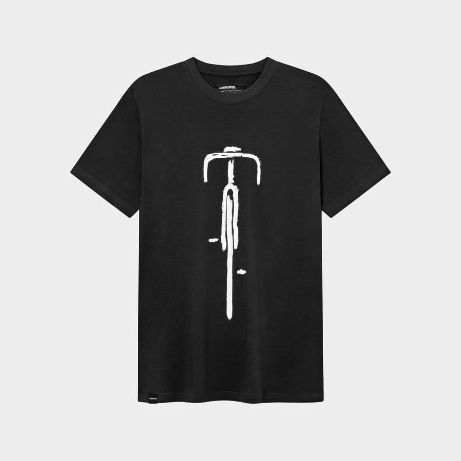T-shirt Stockholm Bike Front Charcoal, Dedicated, Såininorden