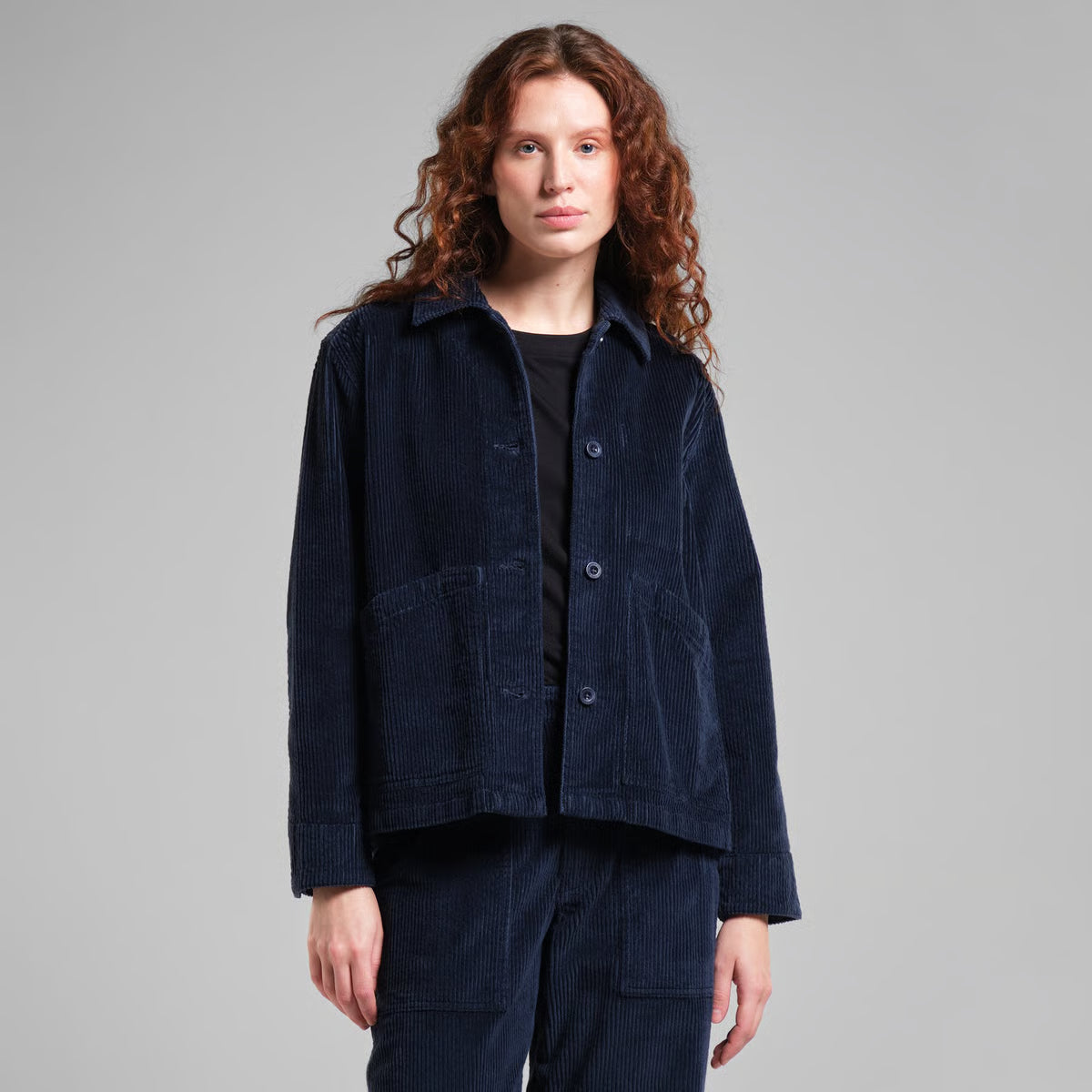 Jacket Stiby Corduroy Navy