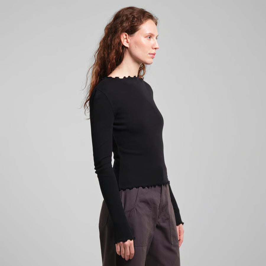 Rib Top Ryd, Black