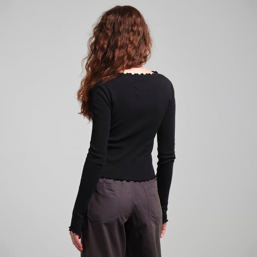 Rib Top Ryd, Black