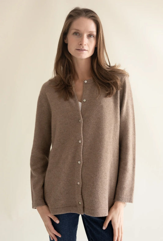 Cashmere Overshirt Caramel, Gauhar Helsinki, Såininorden