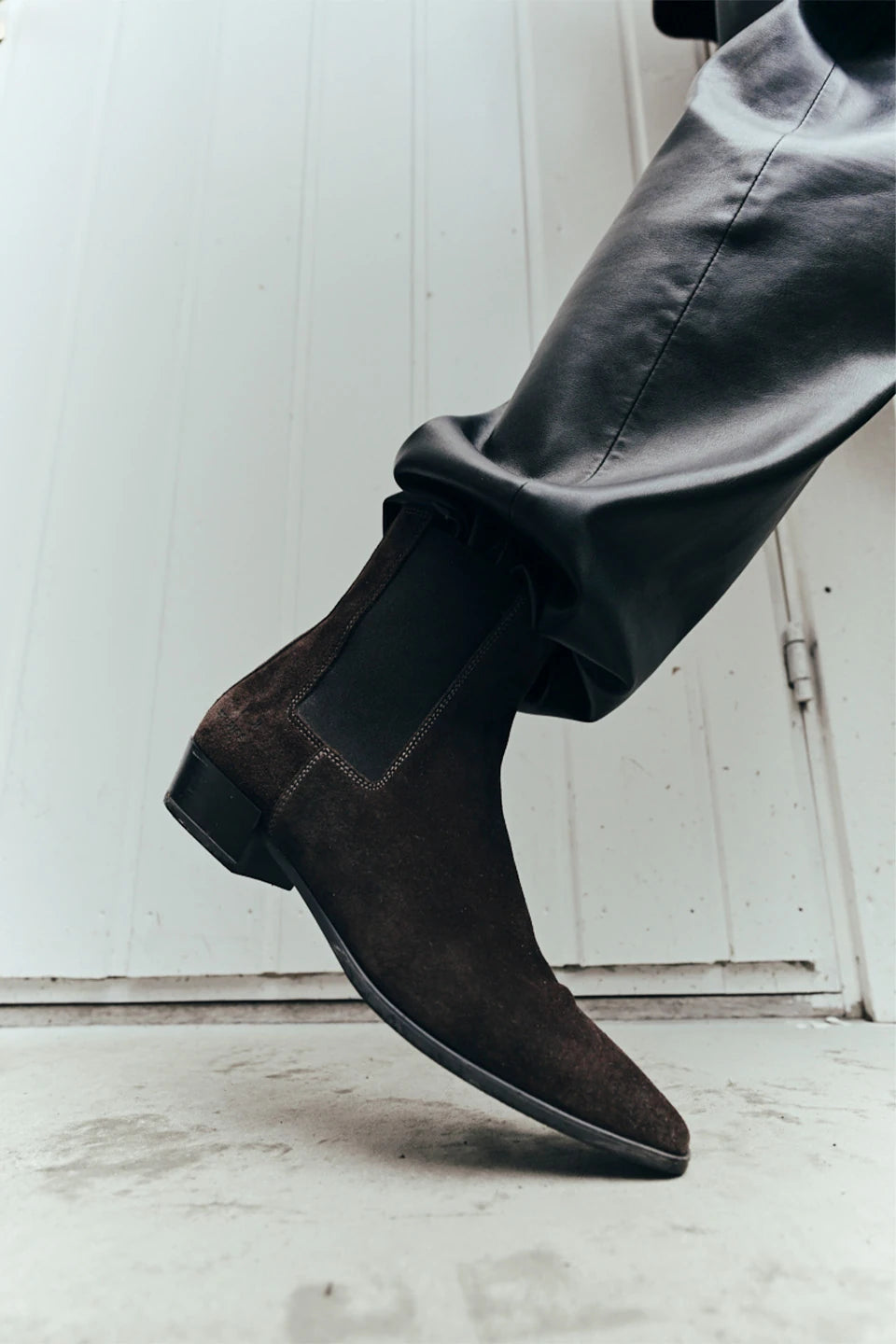 CPH294 Boot, Suede Chocolate
