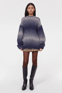 Sri Knitted Sweater, Utility Blue