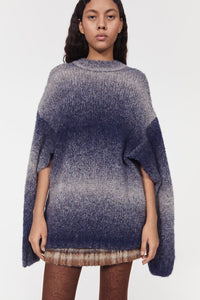 Sri Knitted Sweater, Utility Blue