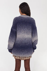 Sri Knitted Sweater, Utility Blue