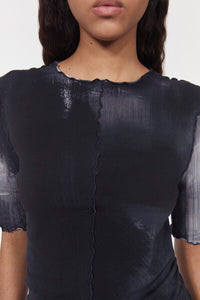 Samantha Wash Jersey Top, Black