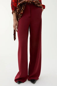 Sini Double Crepe Pants, Burnt Umber