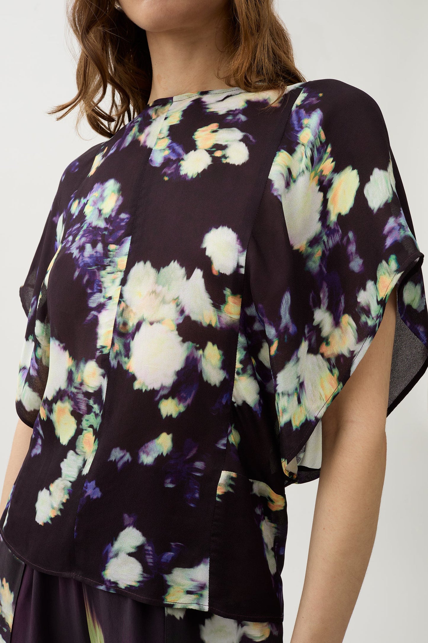 Lara Rosie Blouse, Gardenia Lavender