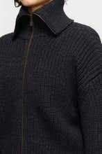 Ladda upp bild till gallerivisning, Yummy Cardigan, Black Melage Wool
