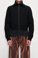 Ladda upp bild till gallerivisning, Yummy Cardigan, Black Melage Wool
