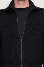 Ladda upp bild till gallerivisning, Yummy Cardigan, Black Melage Wool
