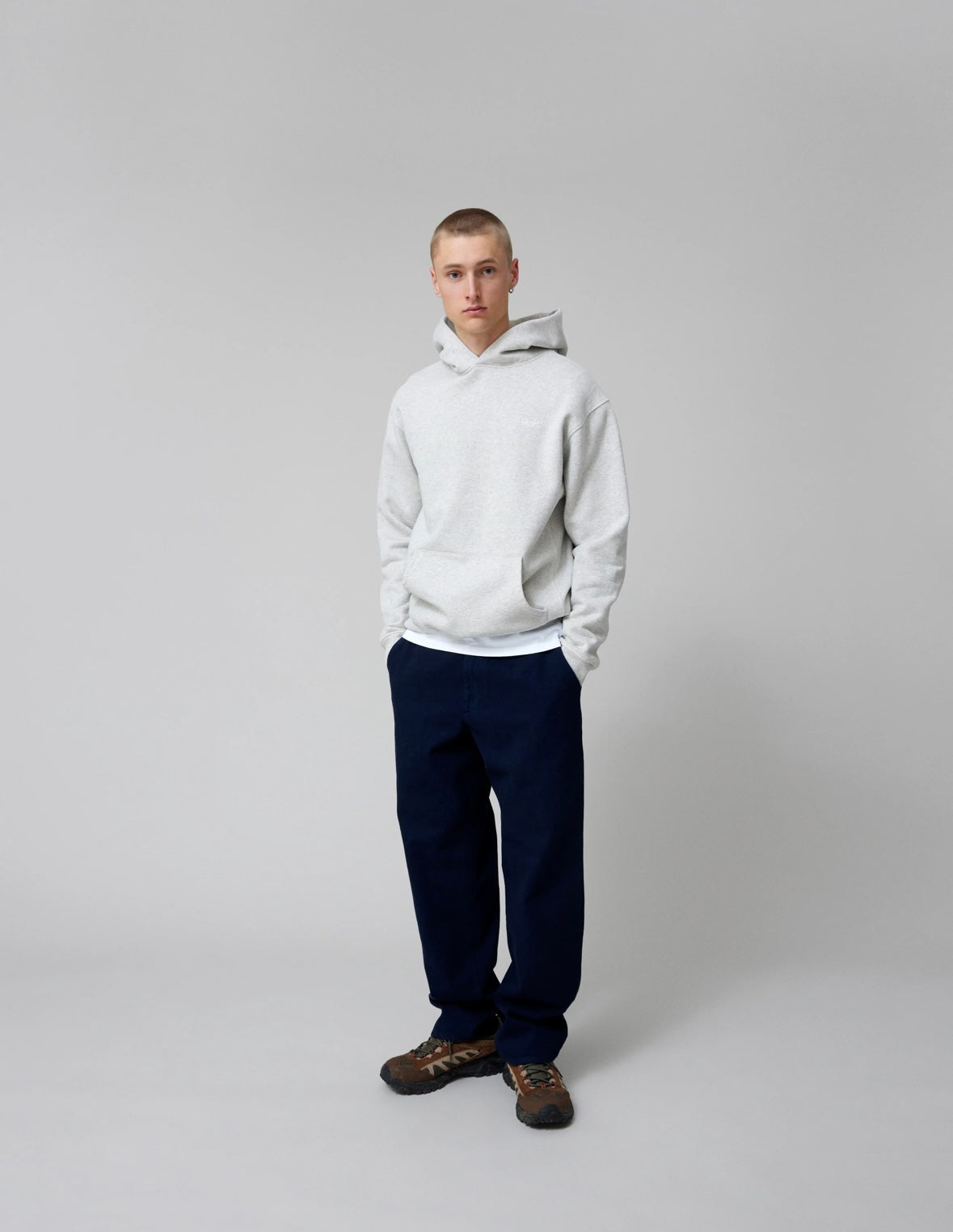Noon Hoodie, Snow Melange