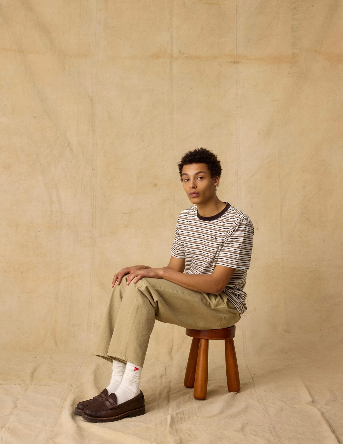 Loch T-shirt, Earth Stripe