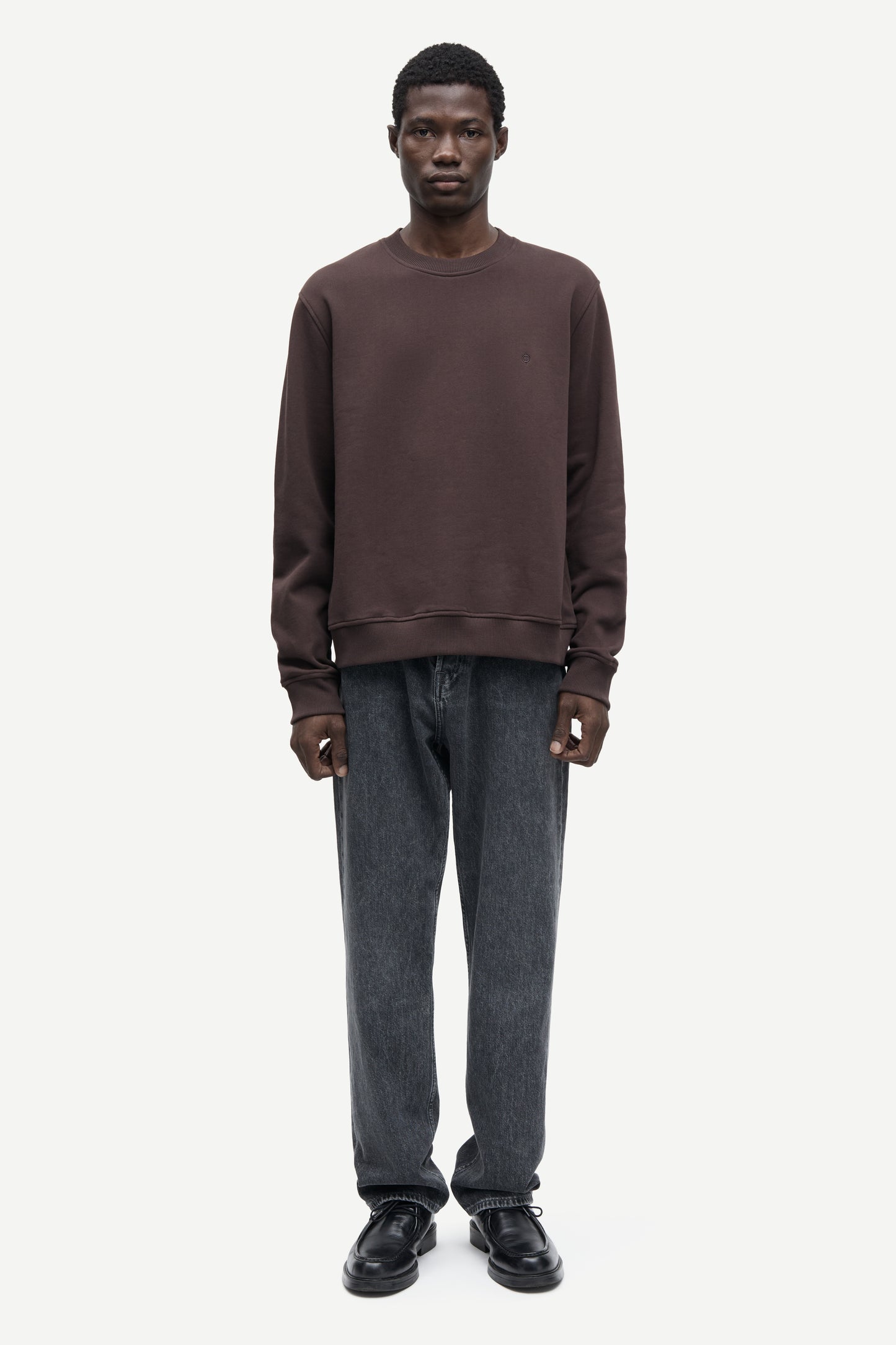 Saotto Sweatshirt, Black Coffee