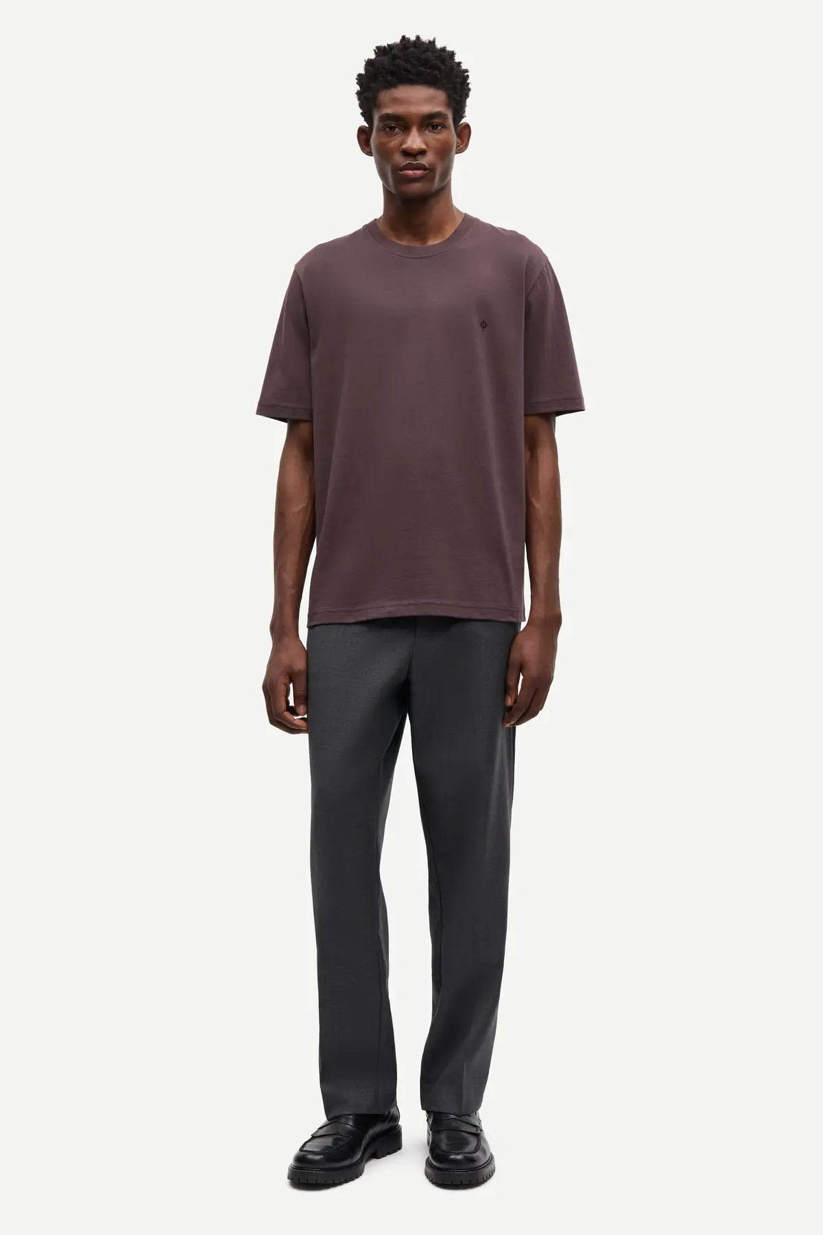 Saotto T-shirt, Black Coffee