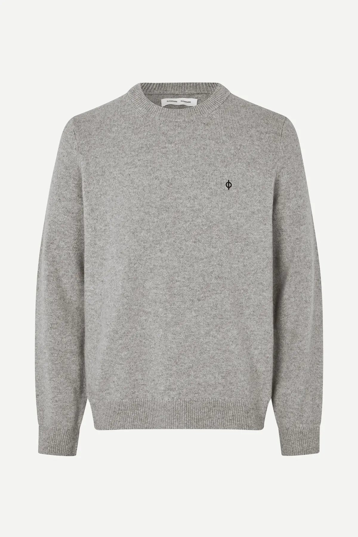 Sapatrik Sweater Grey Mel, Samsøe Samsøe, Såininorden
