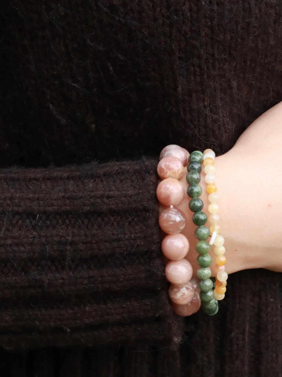 Chunky Bracelet, Sunstone