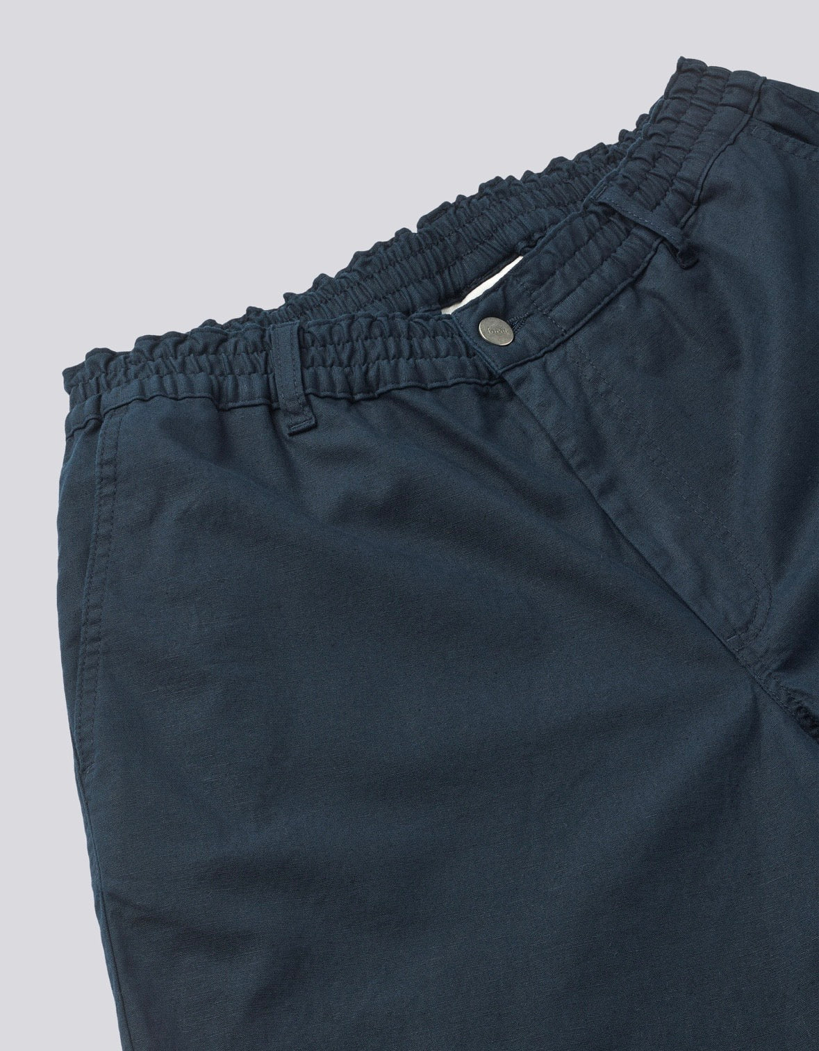 Clay Cotton Linen Pants, Navy
