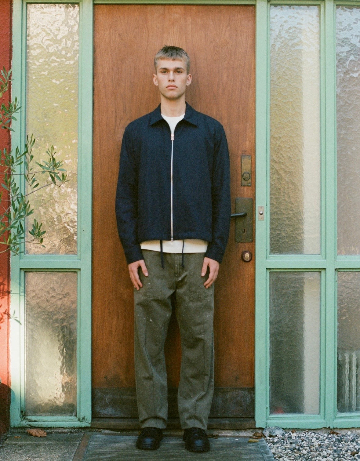 Loft Zip Shirt, Navy