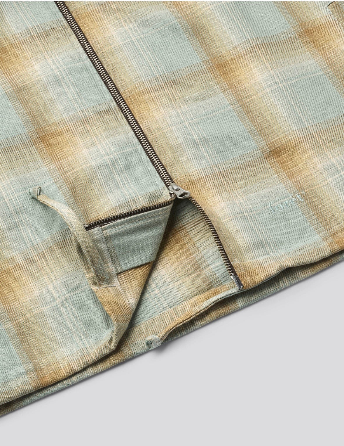 Loft Zip Shirt, Green Oxide Check
