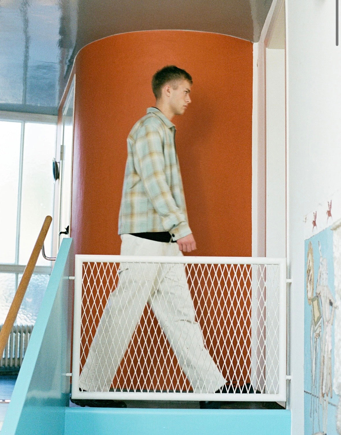 Loft Zip Shirt, Green Oxide Check