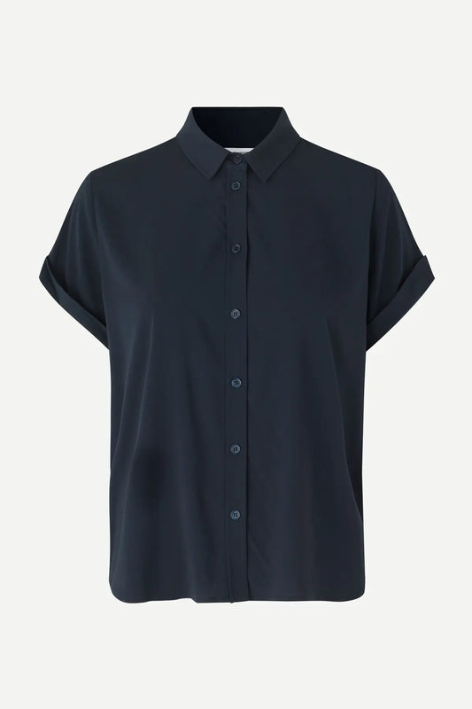 Majan SS Shirt, Dark Sapphire