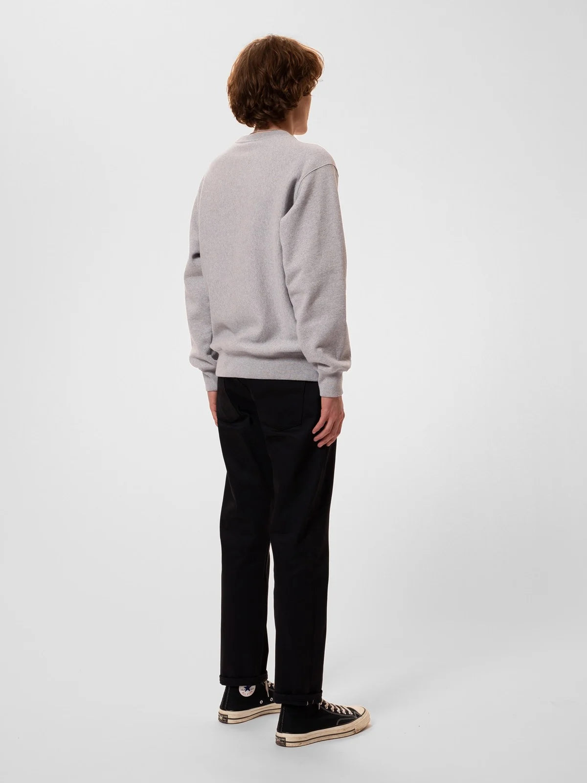 Hasse Sweater Crew Neck, Greymelange