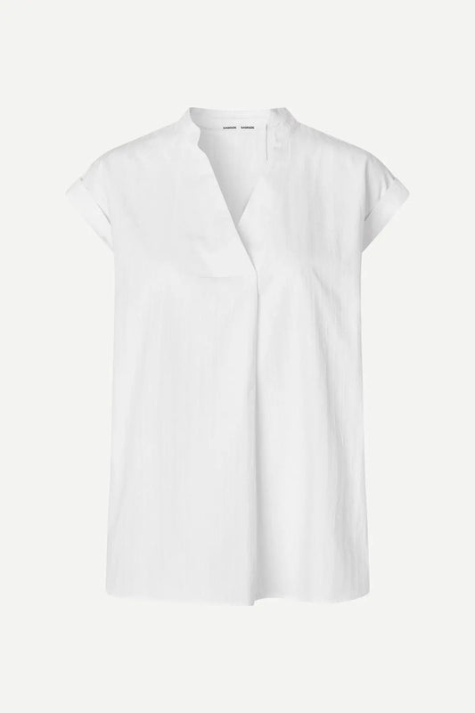 Satina SS Shirt, White