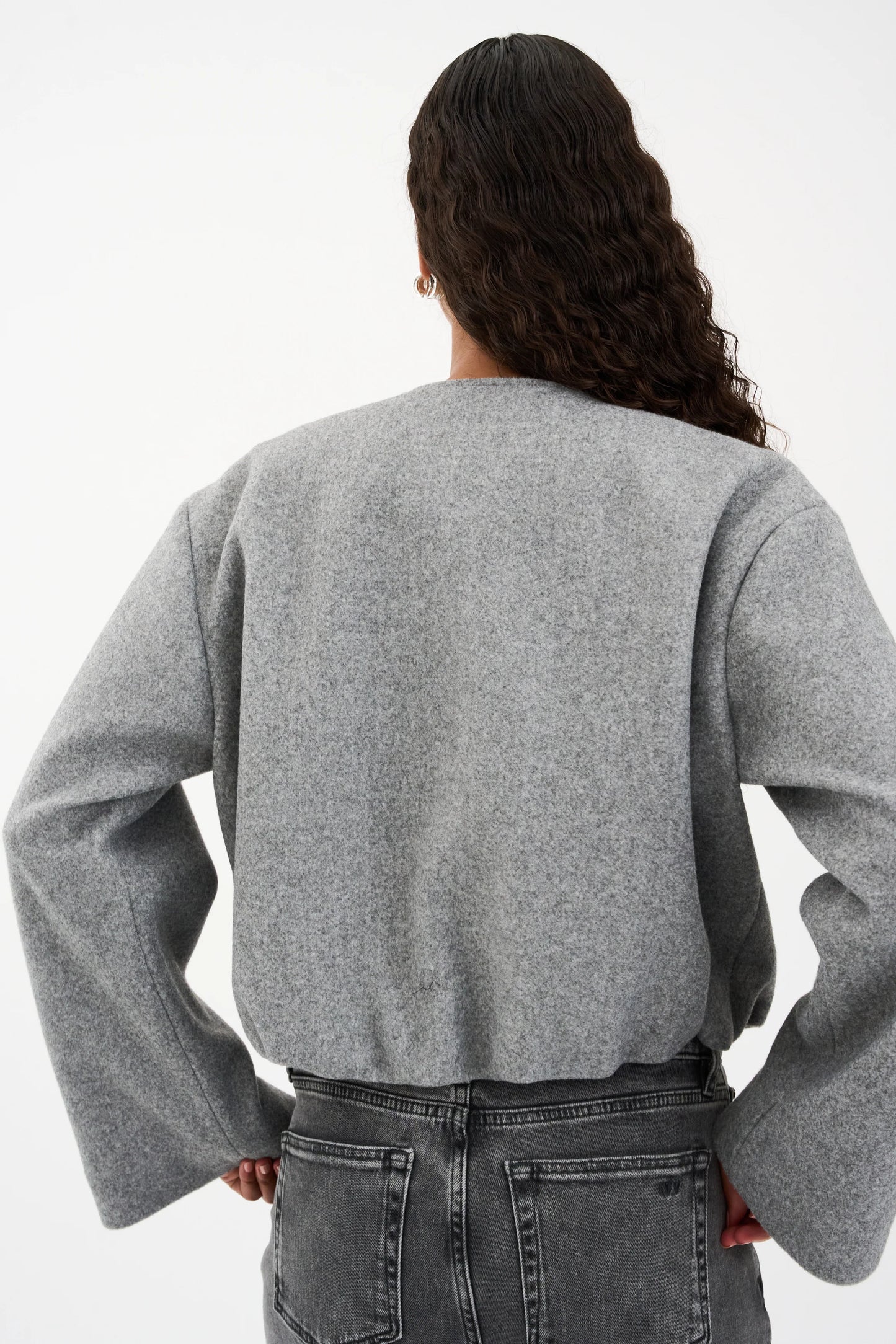 Adaleide Bomber, Grey Melange