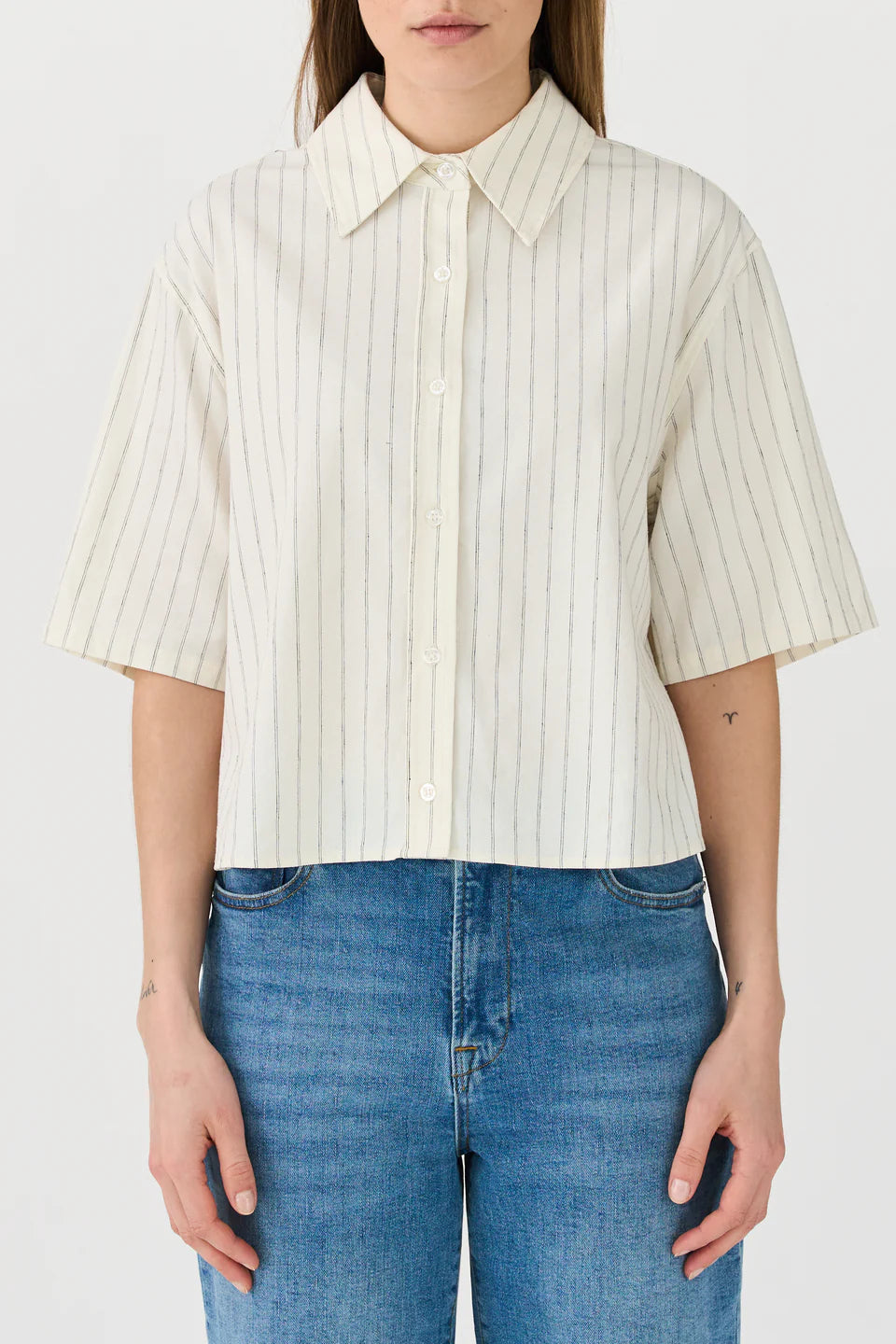 Carina Oversize Shirt Ecru