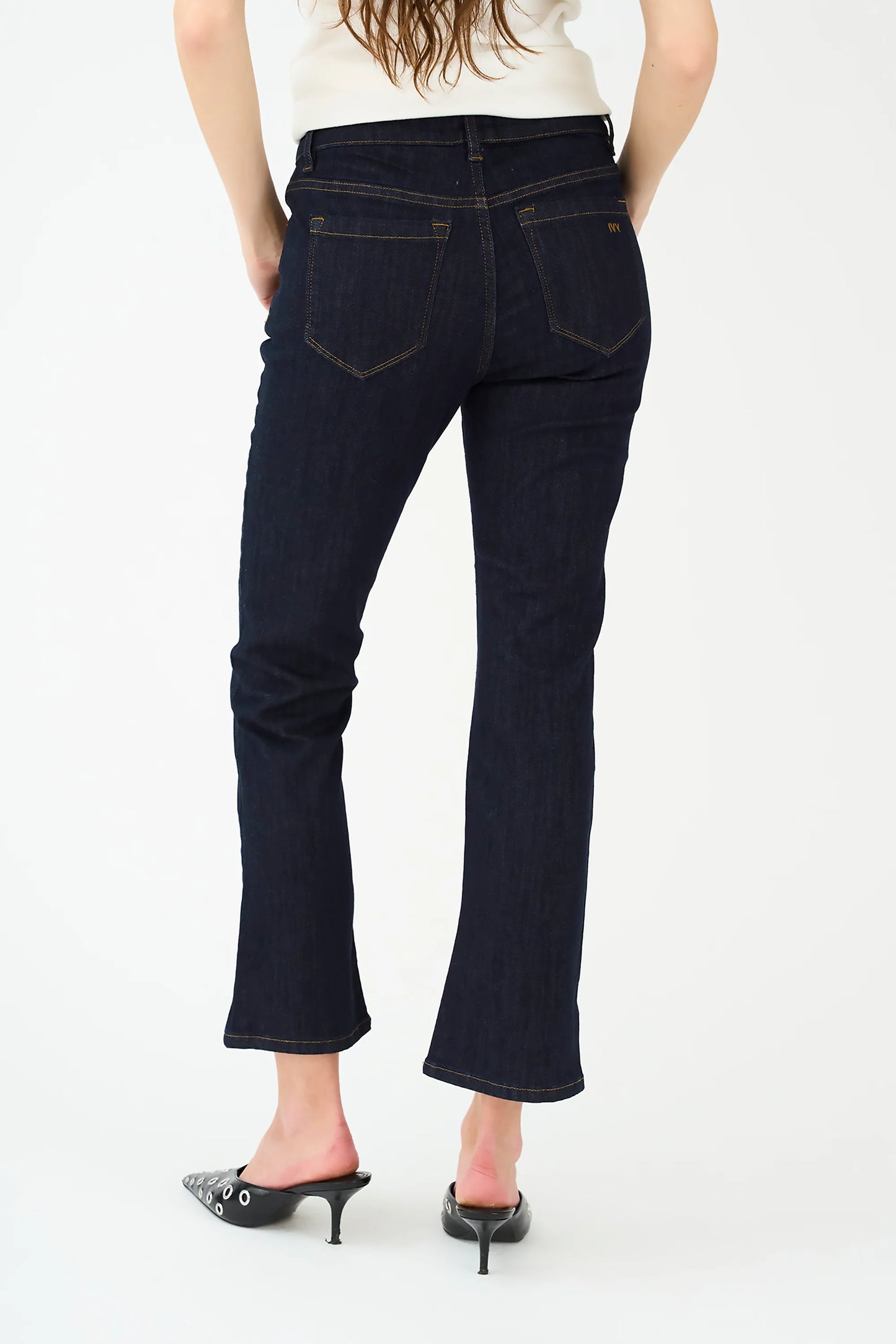 Johanna Kick Flare Jeans, Rinse Vicky