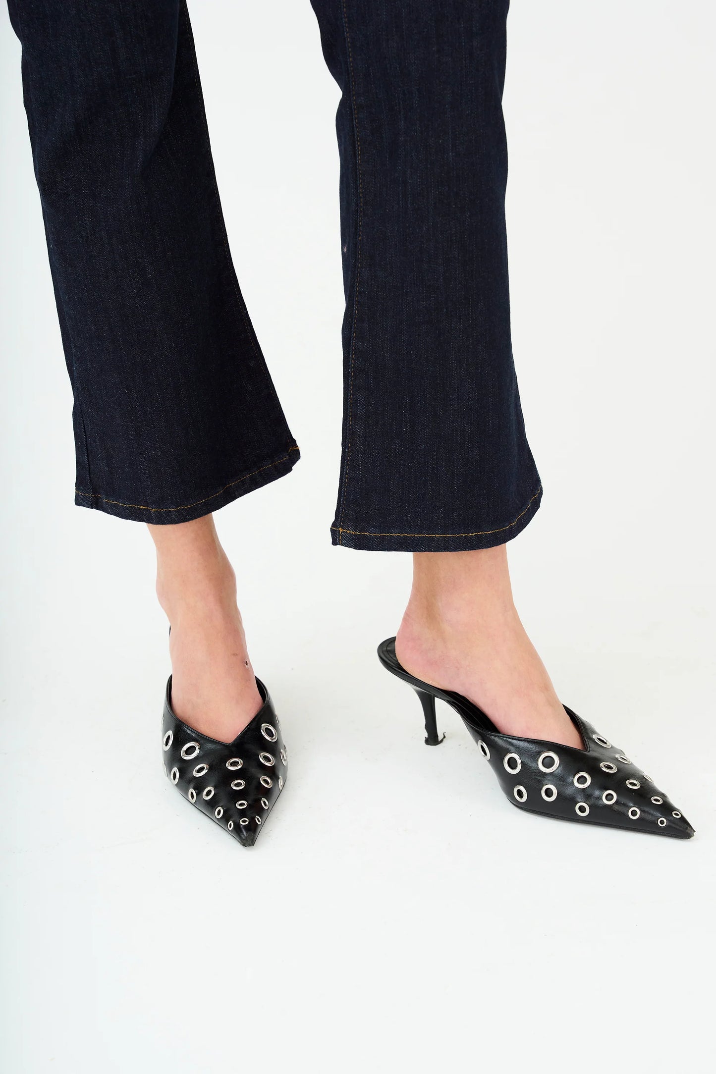 Johanna Kick Flare Jeans, Rinse Vicky