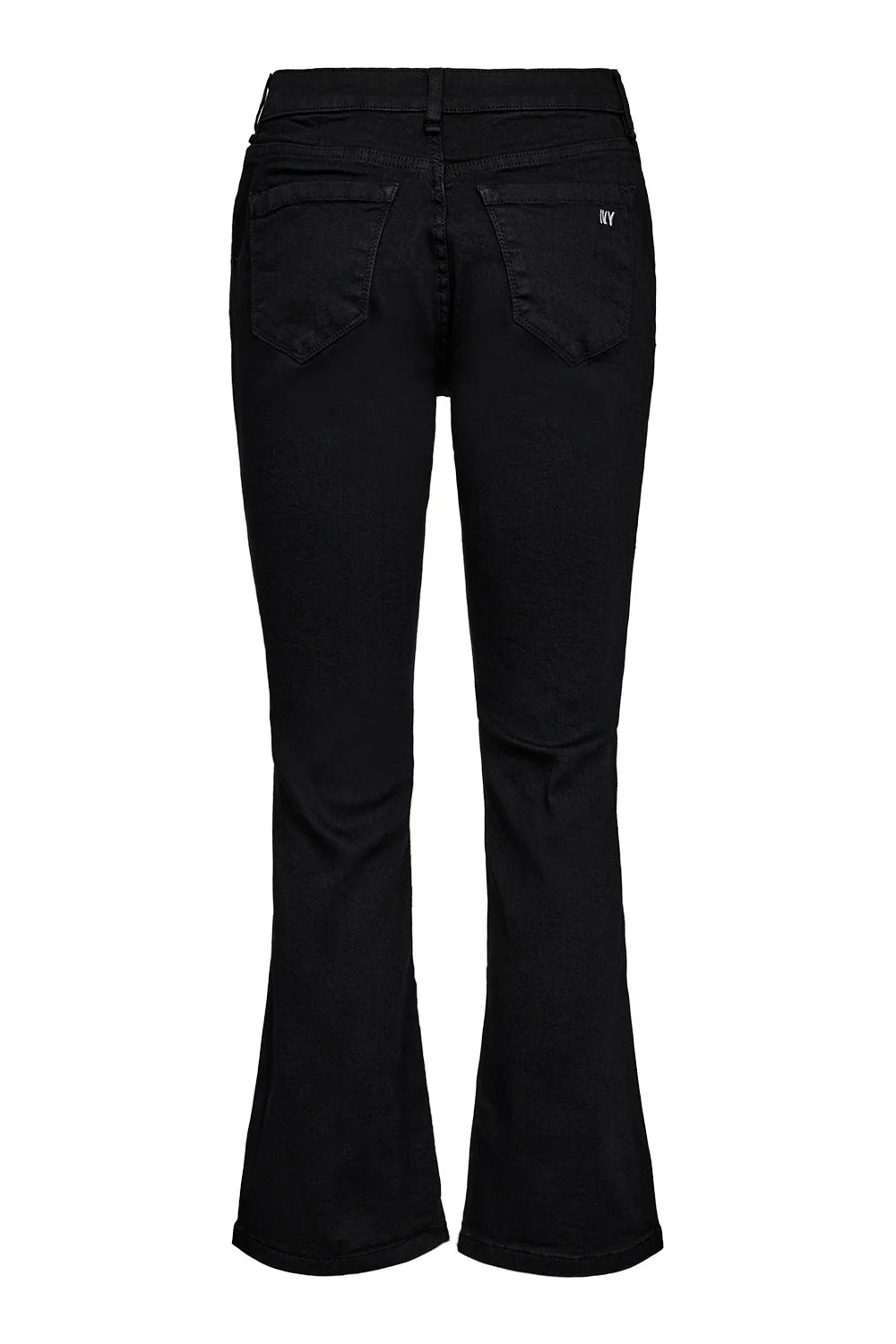 Johanna Kick Flare Jeans, Wash Cool Excellent Black